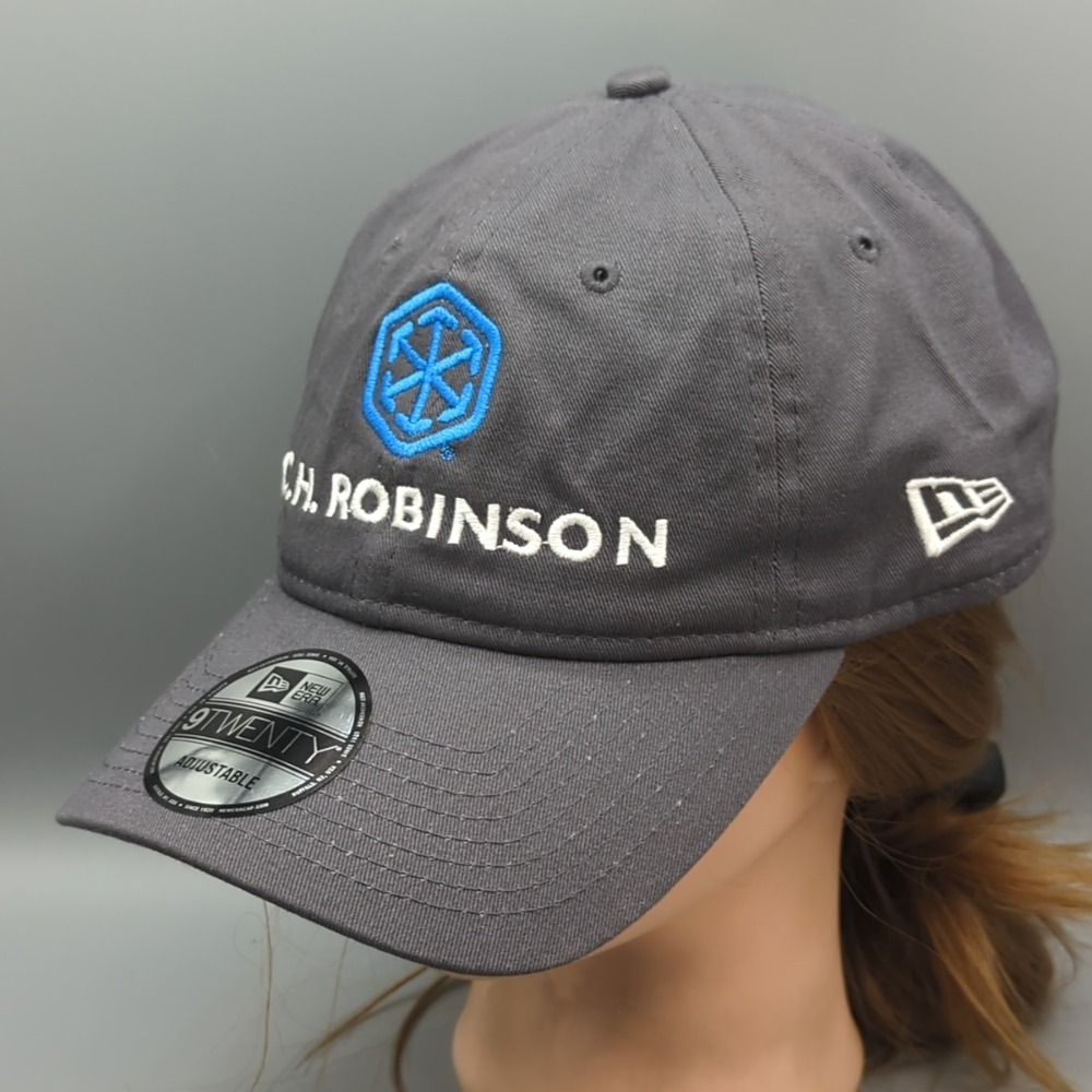 C.H. Robinson New Era 9TWENTY Adjustable Gray Hat Cap Strapback